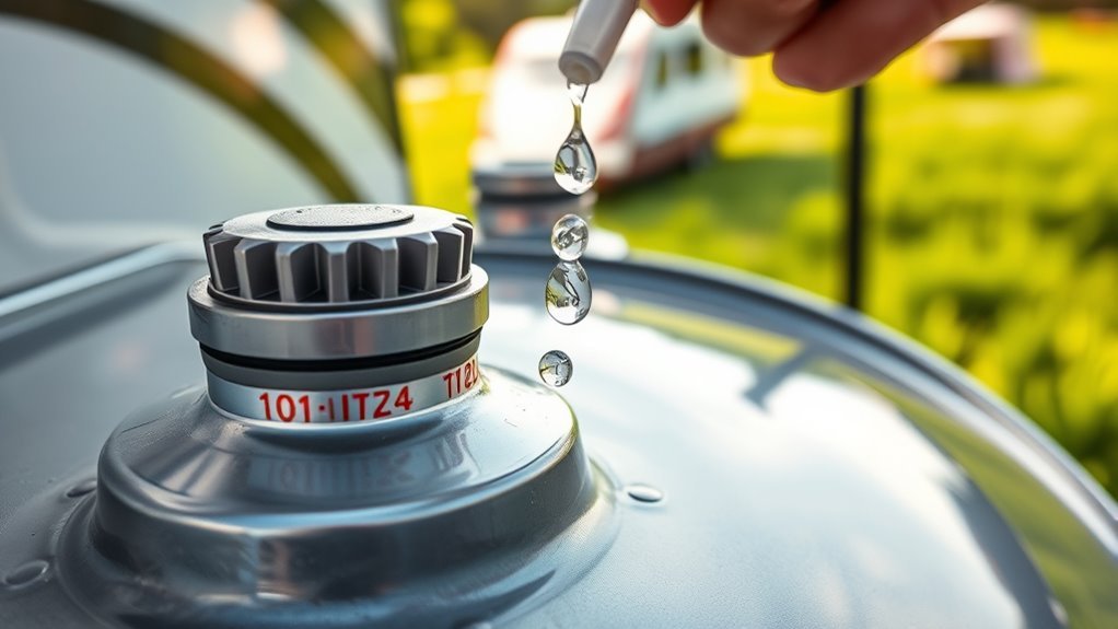 clean rv tank sensors