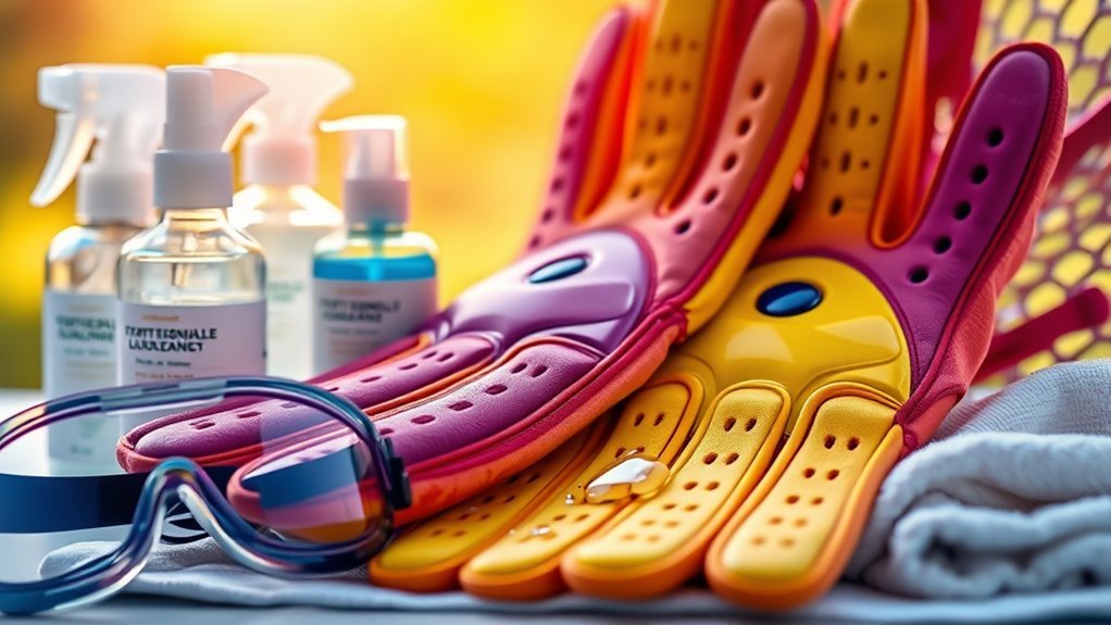 clean safely maintain gear