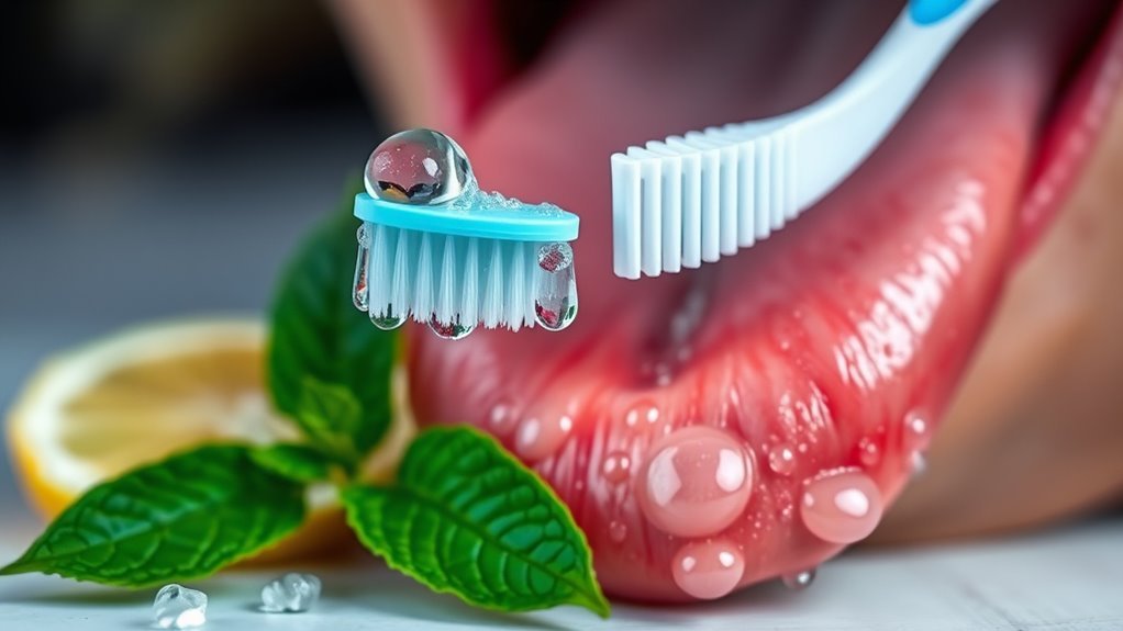 clean tongue without scraper