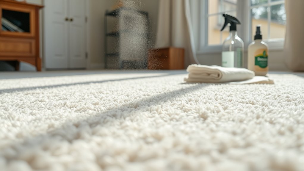 clean with proper techniques
