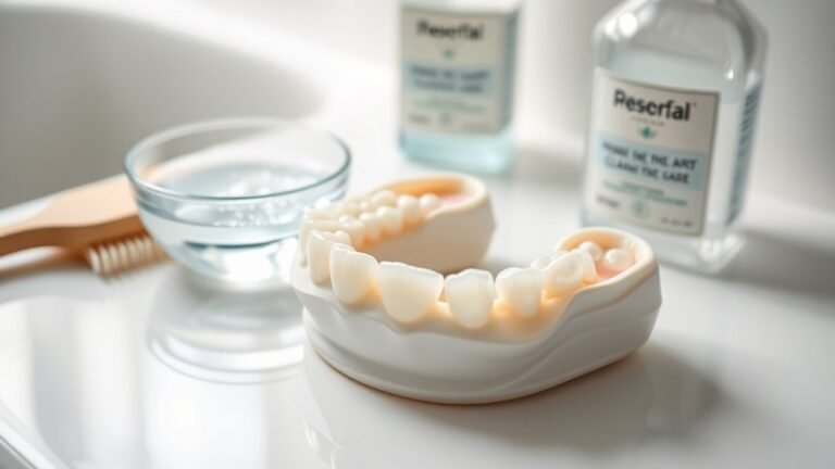 clean your implant dentures