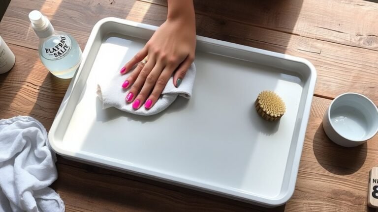 clean your rolling tray