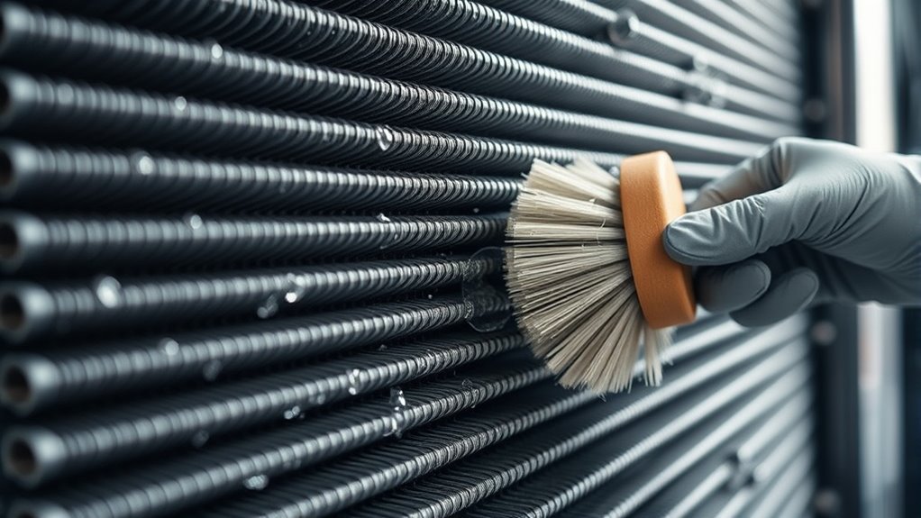 cleaning a heat exchanger