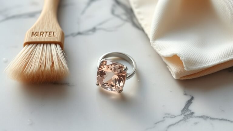 cleaning a morganite ring