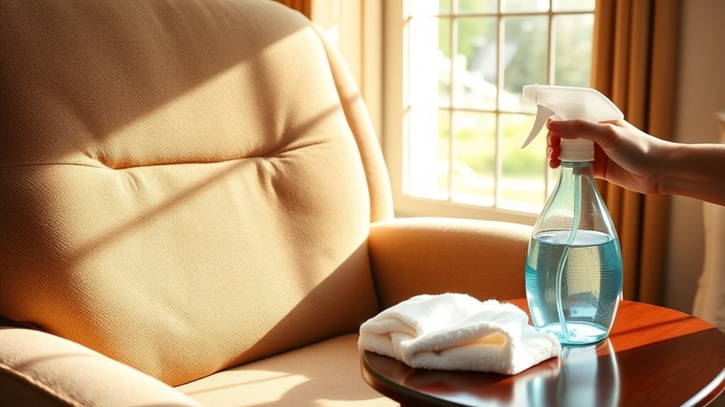 cleaning a recliner effectively