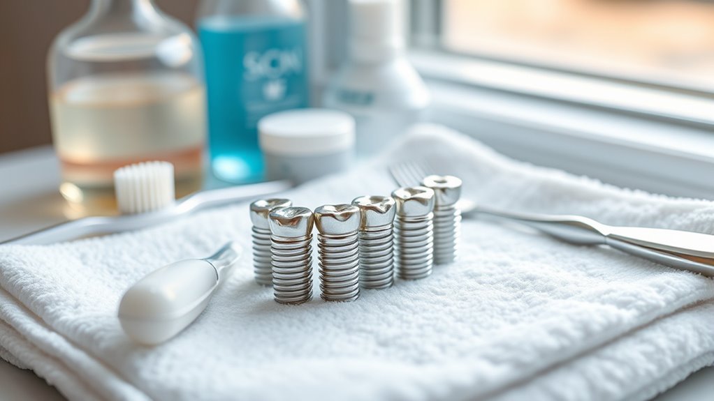 cleaning all on four implants