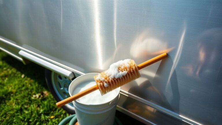 cleaning aluminum trailer effectively