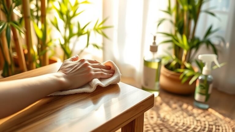 cleaning bamboo furniture tips