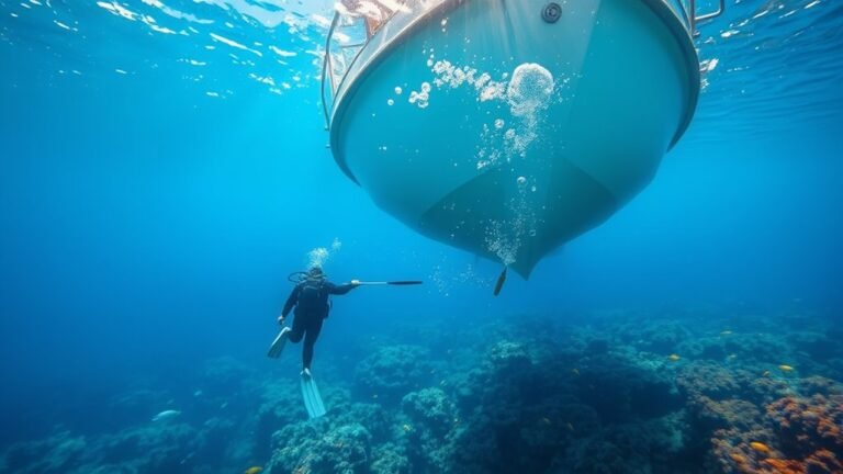 cleaning boat s hull effectively