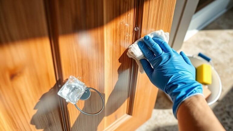 cleaning composite door guide