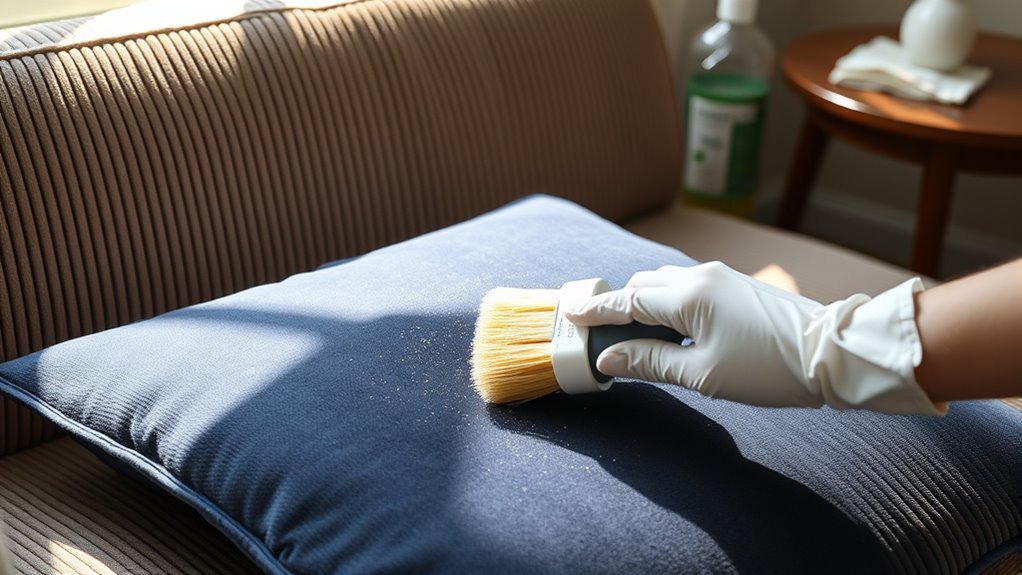 cleaning corduroy sofa effectively