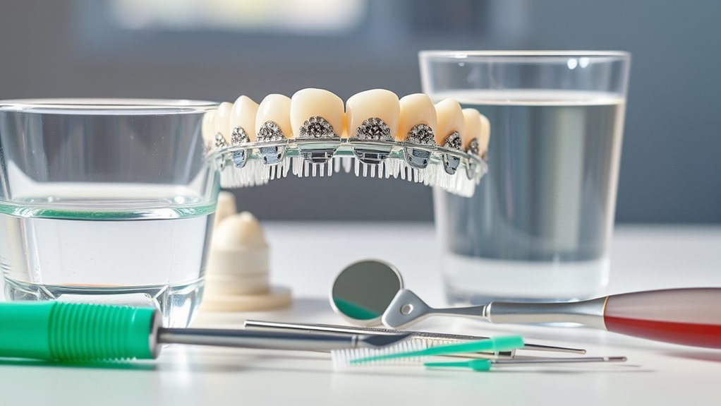 cleaning dental bridge effectively