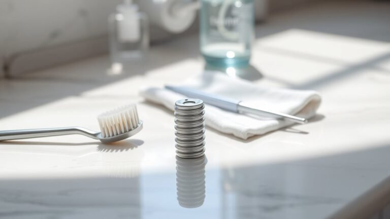 cleaning dental implants properly