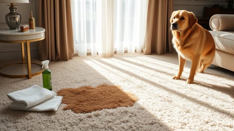 cleaning dog urine stains