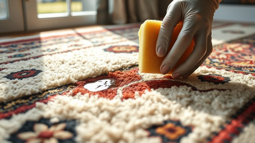 cleaning dog vomit effectively