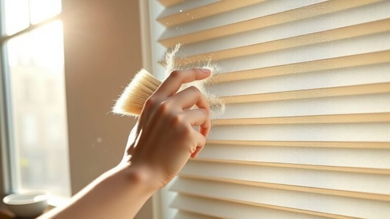 cleaning fabric pleated blinds