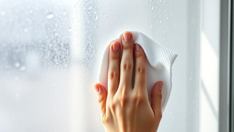 cleaning frosted glass effectively