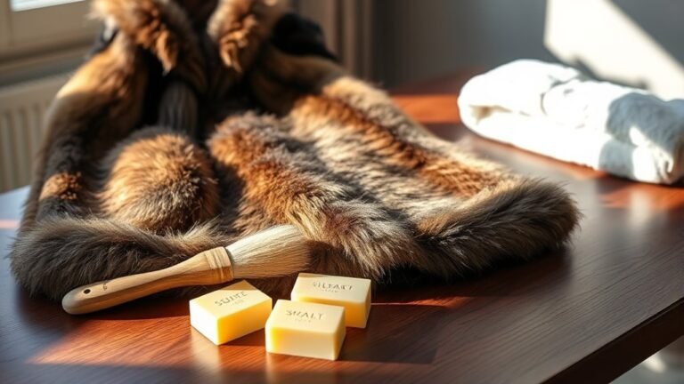 cleaning fur coats properly
