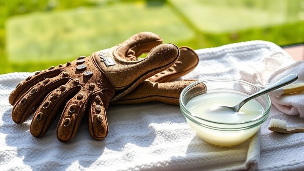 cleaning goalie gloves effectively
