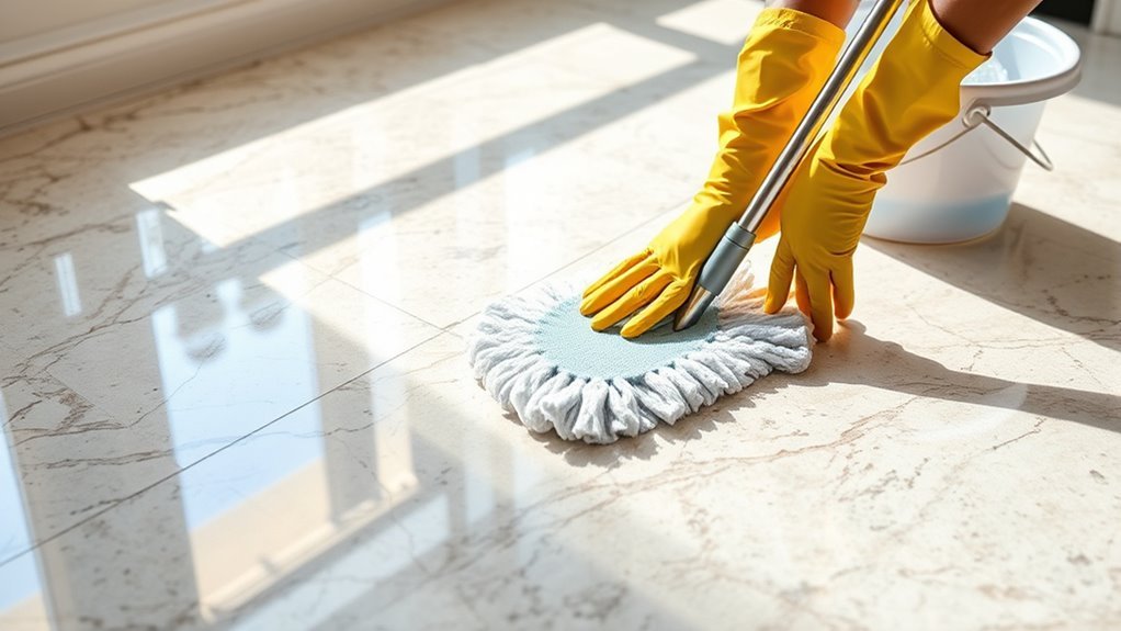 cleaning granite floor tips