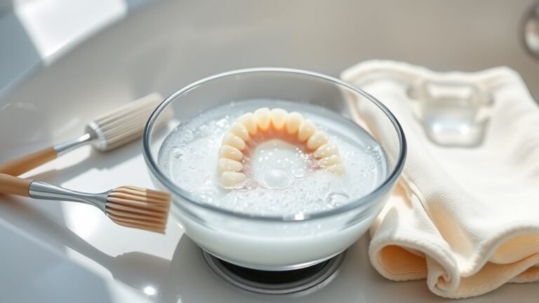 cleaning implant dentures properly