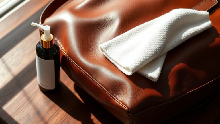 cleaning italian leather carefully
