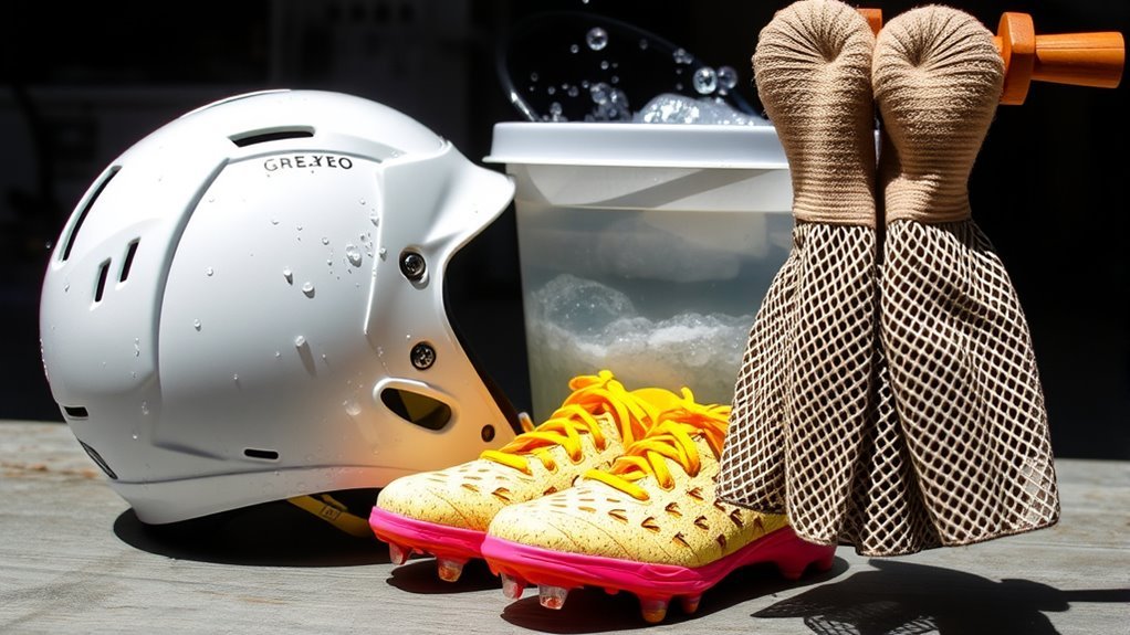 cleaning lacrosse equipment properly