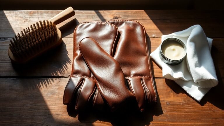 cleaning leather mittens effectively