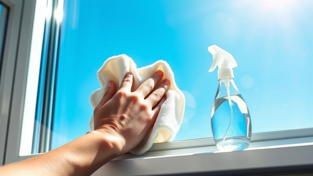 cleaning lexan windows properly