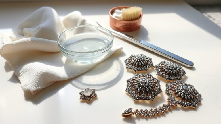 cleaning marcasite jewelry safely