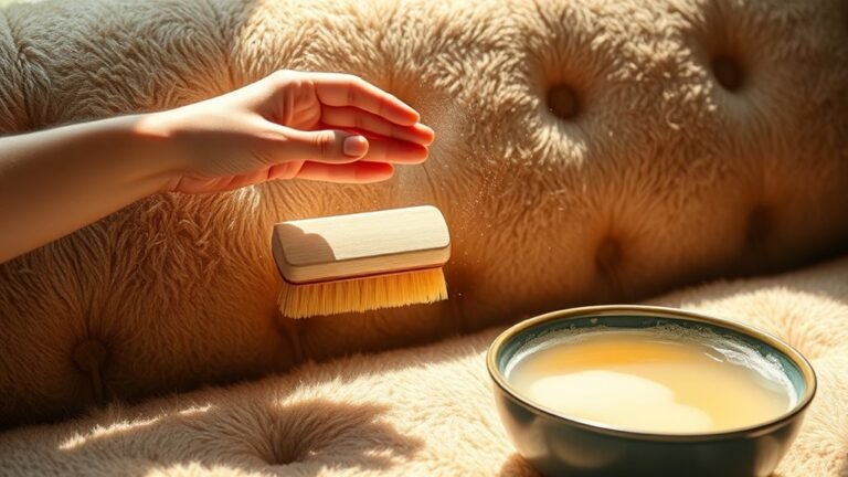 cleaning mohair upholstery tips