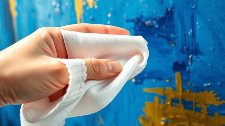 cleaning oil painting canvas