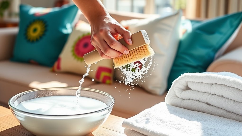 cleaning olefin fabric properly