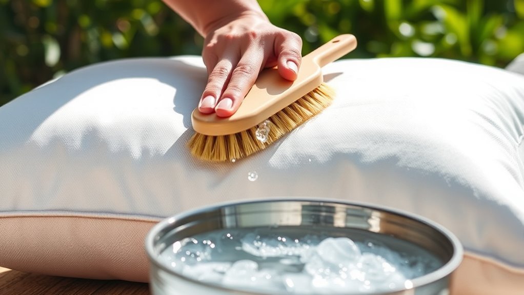 cleaning olefin fabric safely