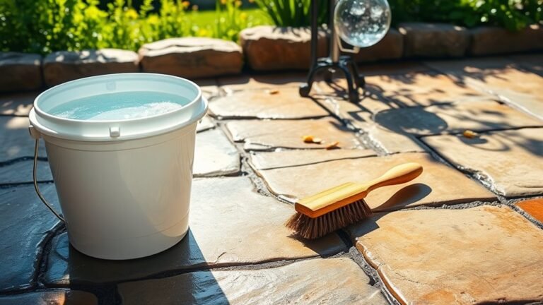 cleaning outdoor stone surfaces