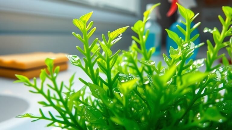 cleaning plastic aquarium plants