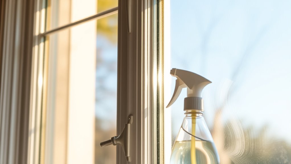 cleaning secondary glazing effectively