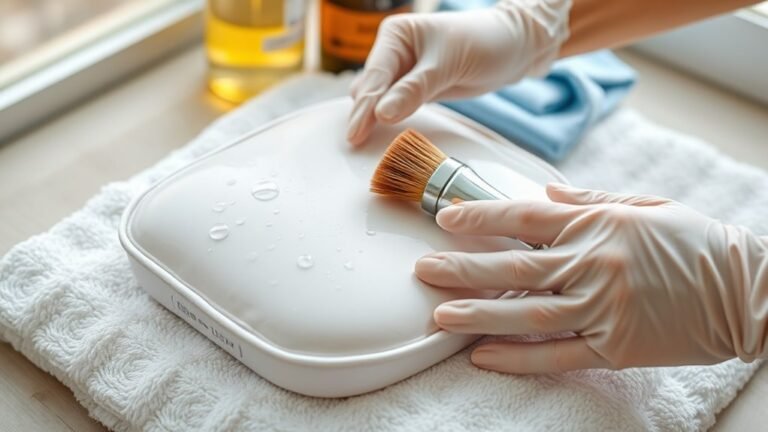 cleaning shoulder pads effectively