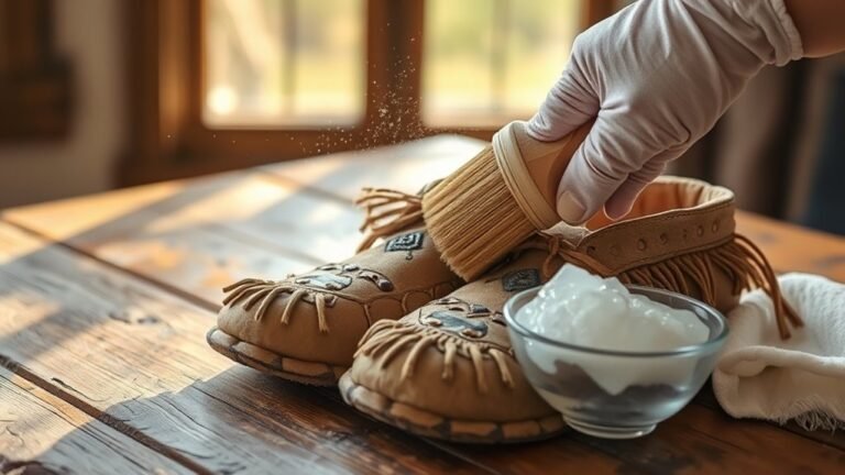 cleaning techniques for moccasins