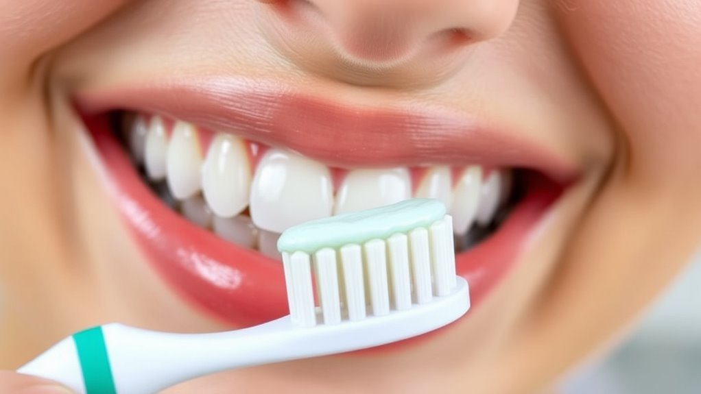 cleaning teeth with retainer