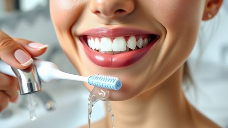 cleaning teeth with veneers