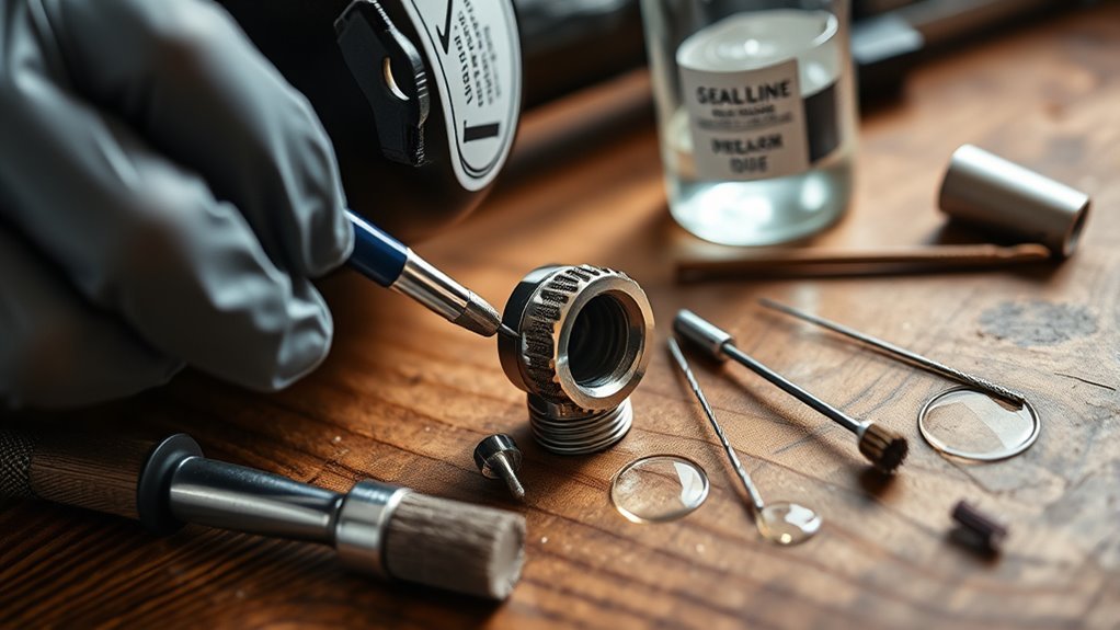 cleaning tools and chemicals