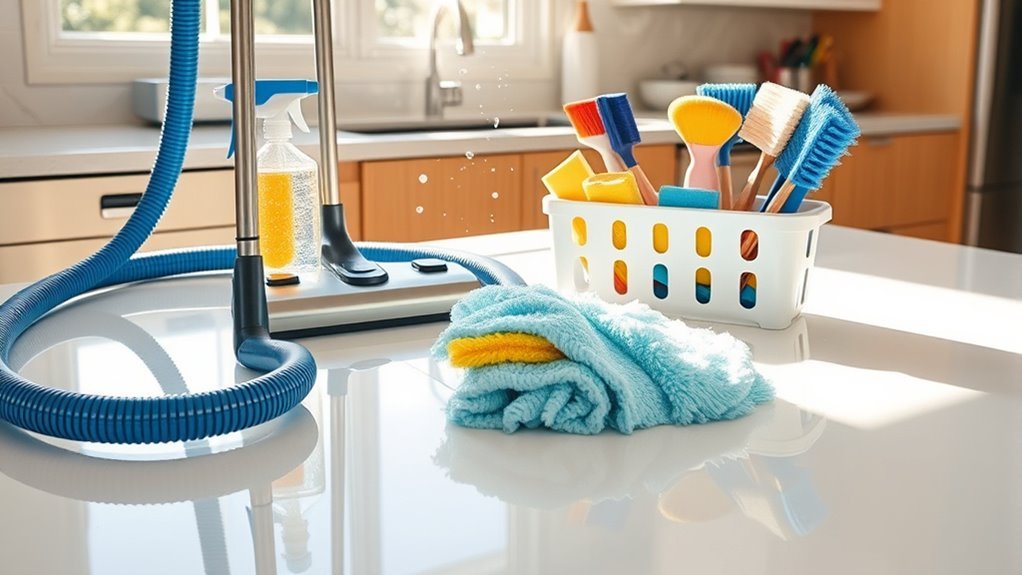 cleaning tools and safety
