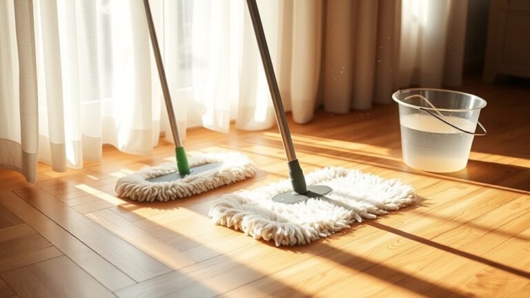 cleaning unsealed wood floors