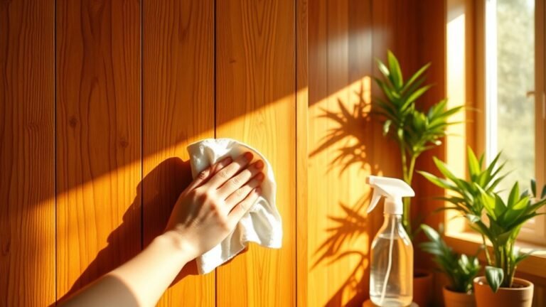 cleaning wood paneling techniques
