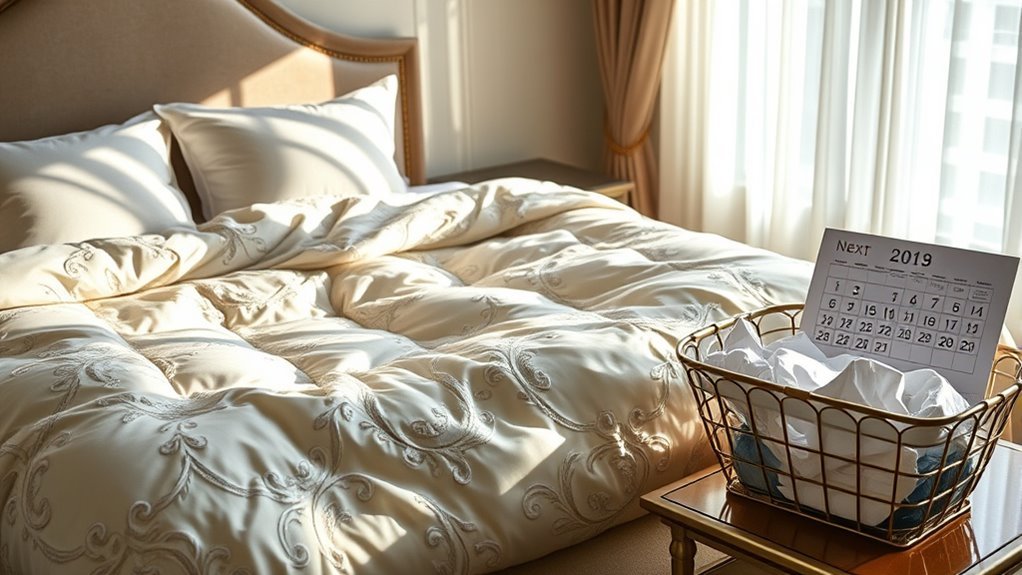 comforter cleaning frequency guide