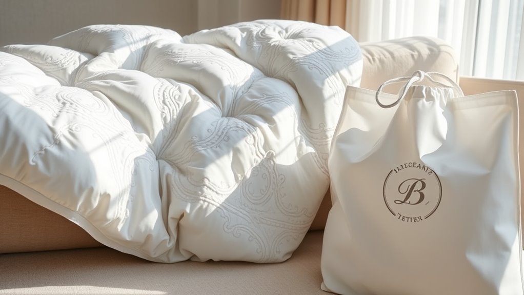 comforter cleaning preparation steps