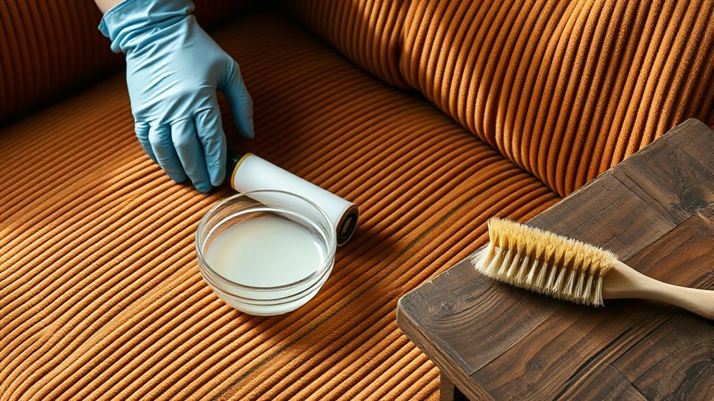 corduroy upholstery cleaning guide