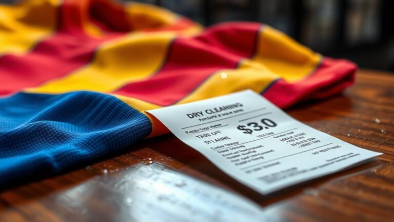 cost of jersey dry cleaning