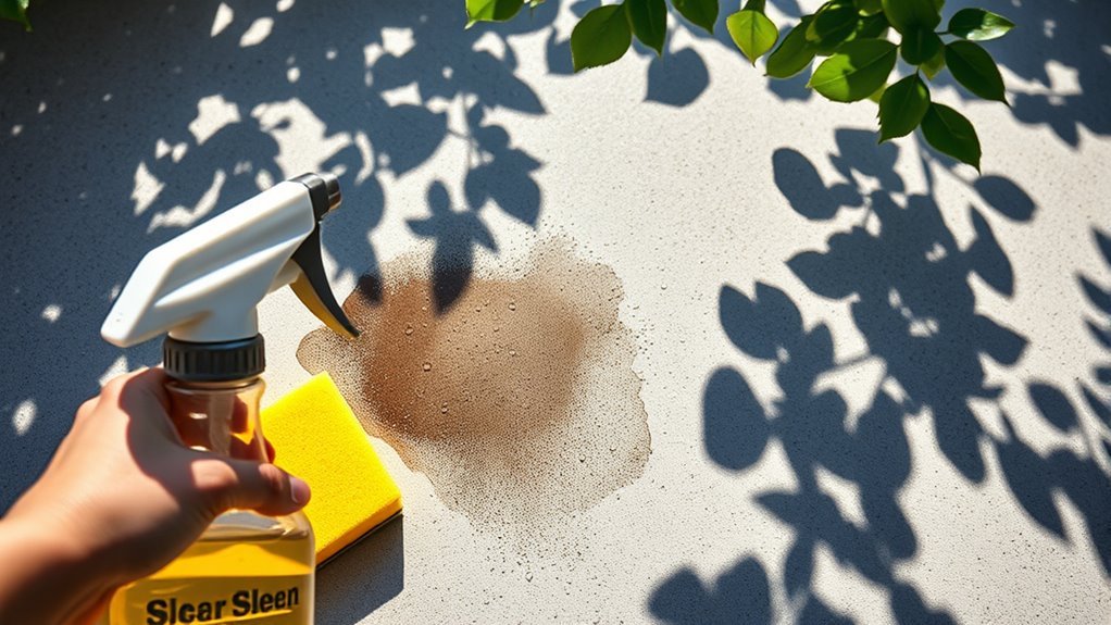 dog urine concrete cleaning tips